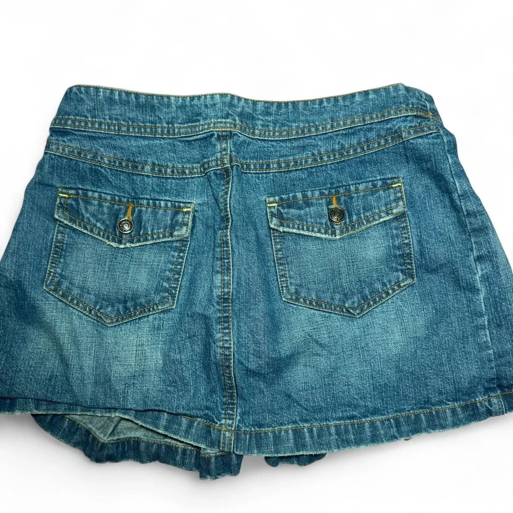 Y2K Old Navy ultra low waist denim skirt